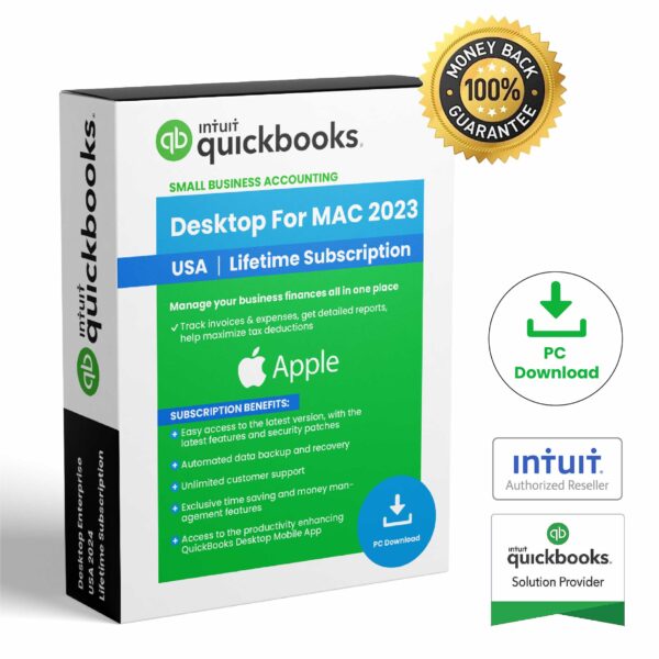 QuickBooks Desktop For Mac 2023 – Lifetime License Key – USA Version